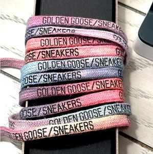 Golden Goose tie-dyed Laces 100% authentic 130 length - I’ll add a GG box/bag